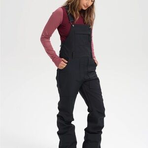 Women's Burton Avalon Bib Pant size large NWT